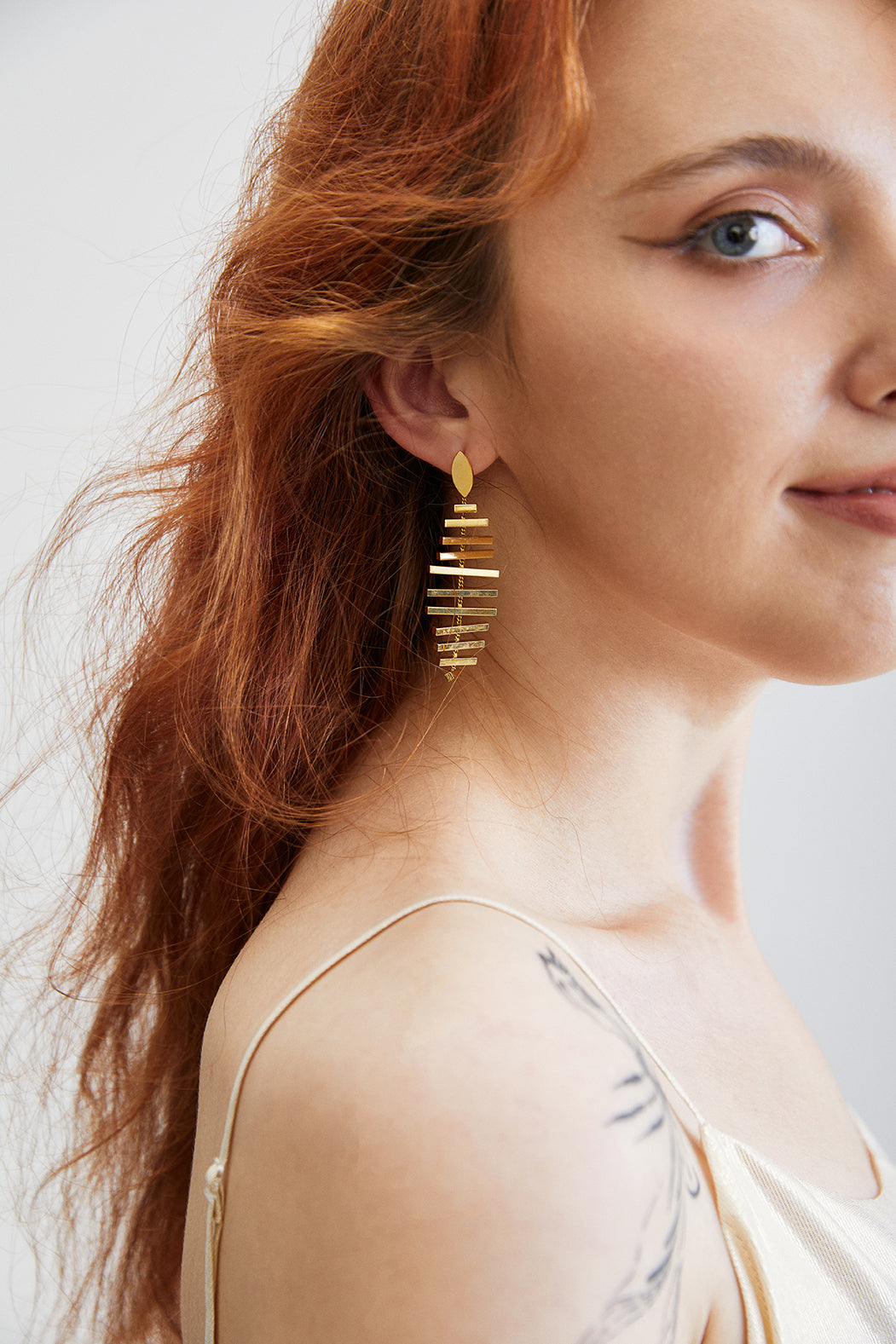 Dancing Chandelier Earrings 18K Gold Plated Fashion Jewelry
