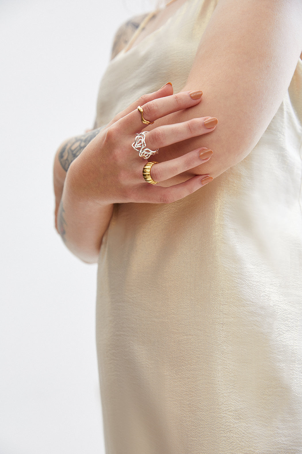 Floral Halo Open Ring Adjustable In Size Silver Fashion Jewelry
