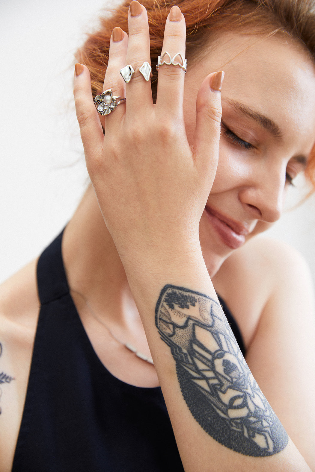 Ripple Ring Open Design Costume Jewelry