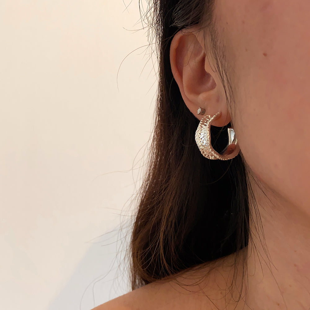 Whisper Earrings Fashion Jewelry Silver