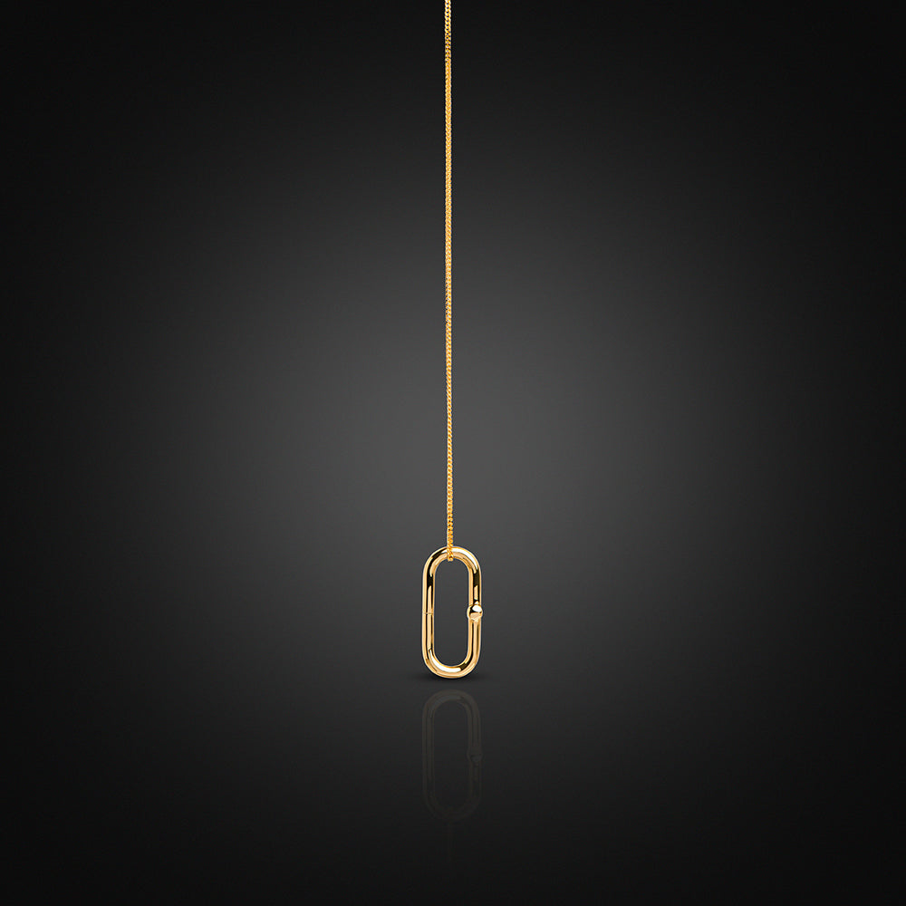 Yellow Gold 18K Open-Ended Charm