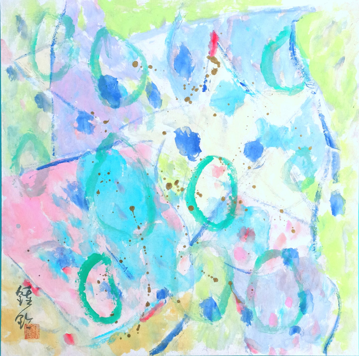 Artist Collection 70cm Square 100% Silk Scarf