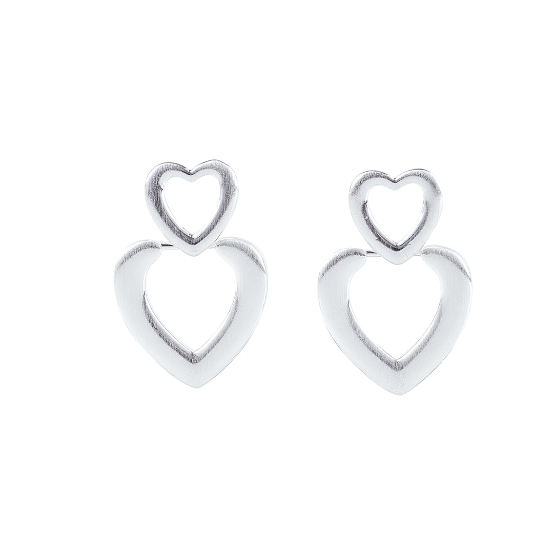 Double Heart Design Costume Jewelry
