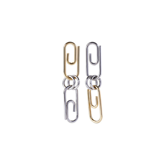 Boldlink Earrings Gold And Silver Costume Jewelry