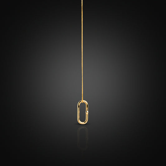 Yellow Gold 18K Open-Ended Charm
