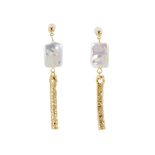 Luminous Flow Earrings Costume Jewelry 18K Gold Plated